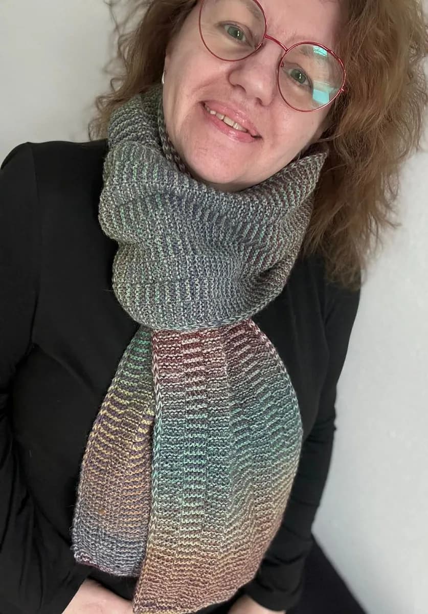 Sequence Scarf - Nikolett Corley Designs