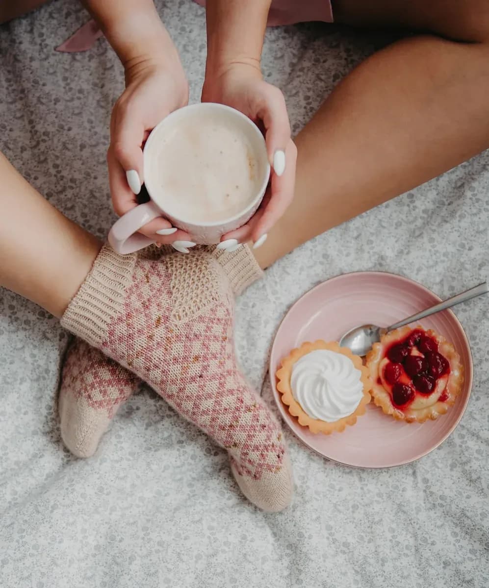 Rhubarb and Custard Socks - Zanete Knits