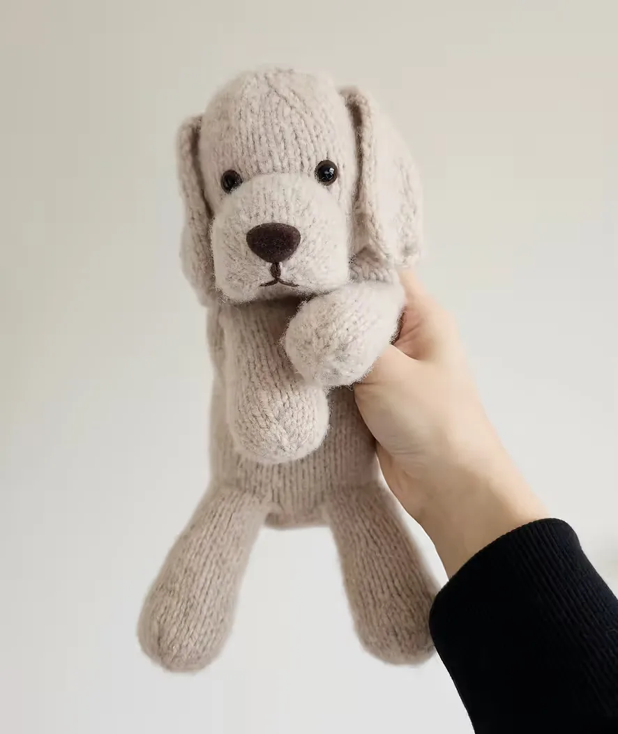 Soft Puppy Toy - Mou Mou Knits