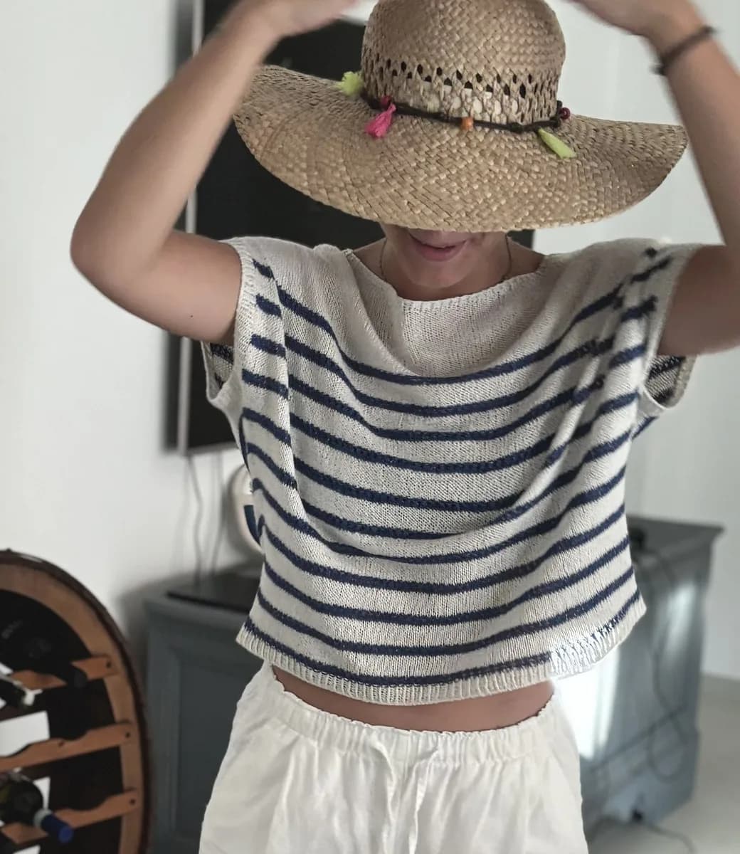 My Seaside Tee - KnitandSpritz