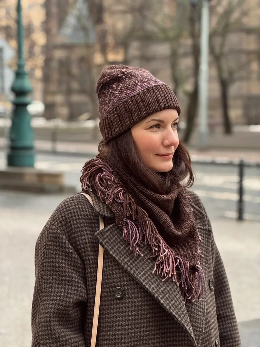 Color Peaks Beanie - Julia Piro